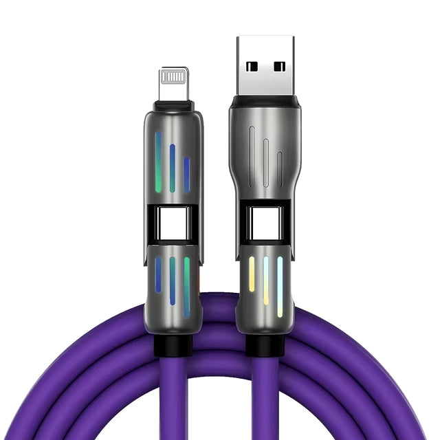 Royallure QuickCharge Pro Cable - Fast USB-C Charging, Universal Compatibility, Durable Silicone Design