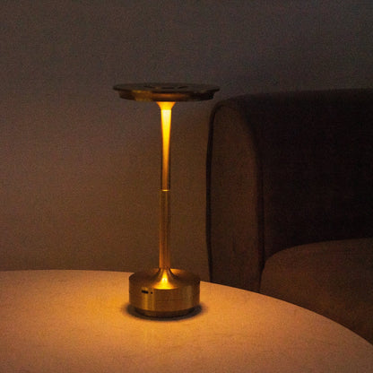 Luxlive Cordless Ambient Table Lamp  - Metallic, Waterproof, Adjustable Brightness