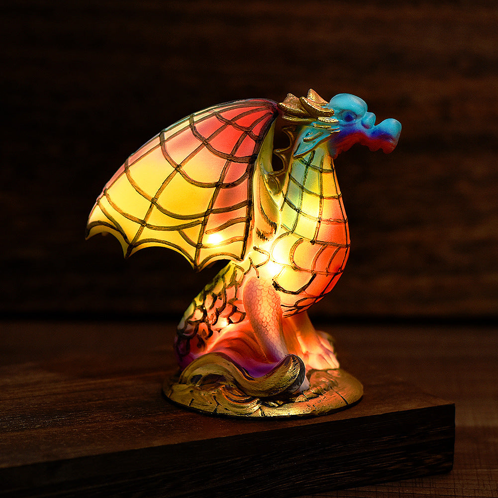 Royaleva WildCraft Animal Light Sculptures – Stained Glass LED Art Lamp