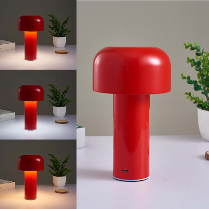 Royelux Cordless Touch Mushroom Table Lamp