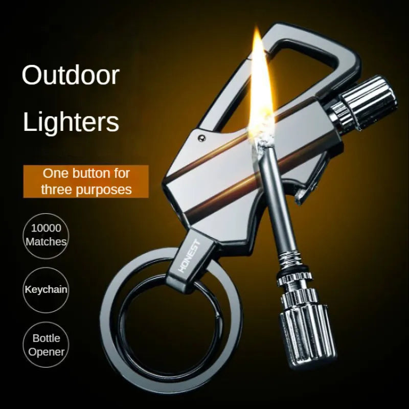 Royallure Windproof Torch Lighter Keychain – Durable, Portable & Perfect for Smokers