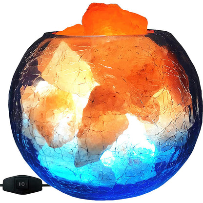 RoyaleGlow USB Himalayan Salt Lamp - Hand-Carved Crystal - Default Title