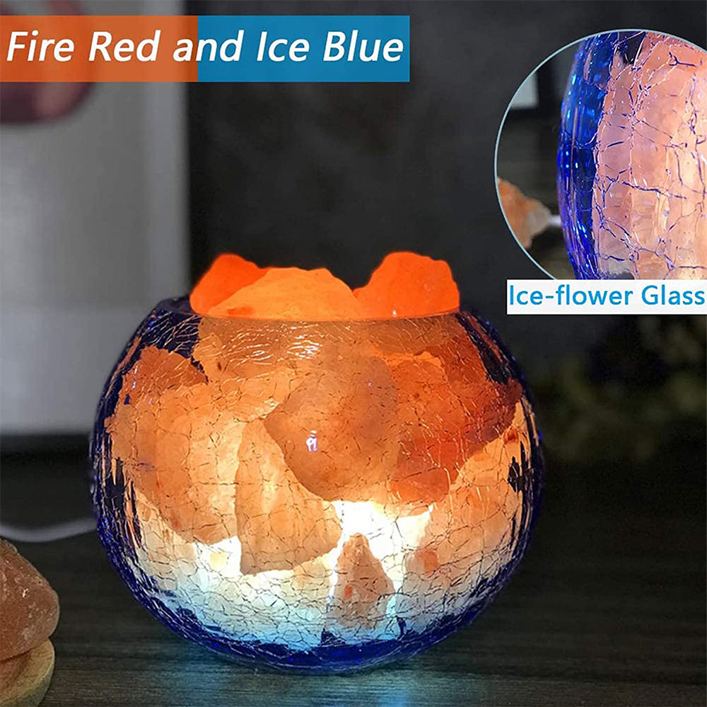 RoyaleGlow USB Himalayan Salt Lamp - Hand-Carved Crystal - Default Title