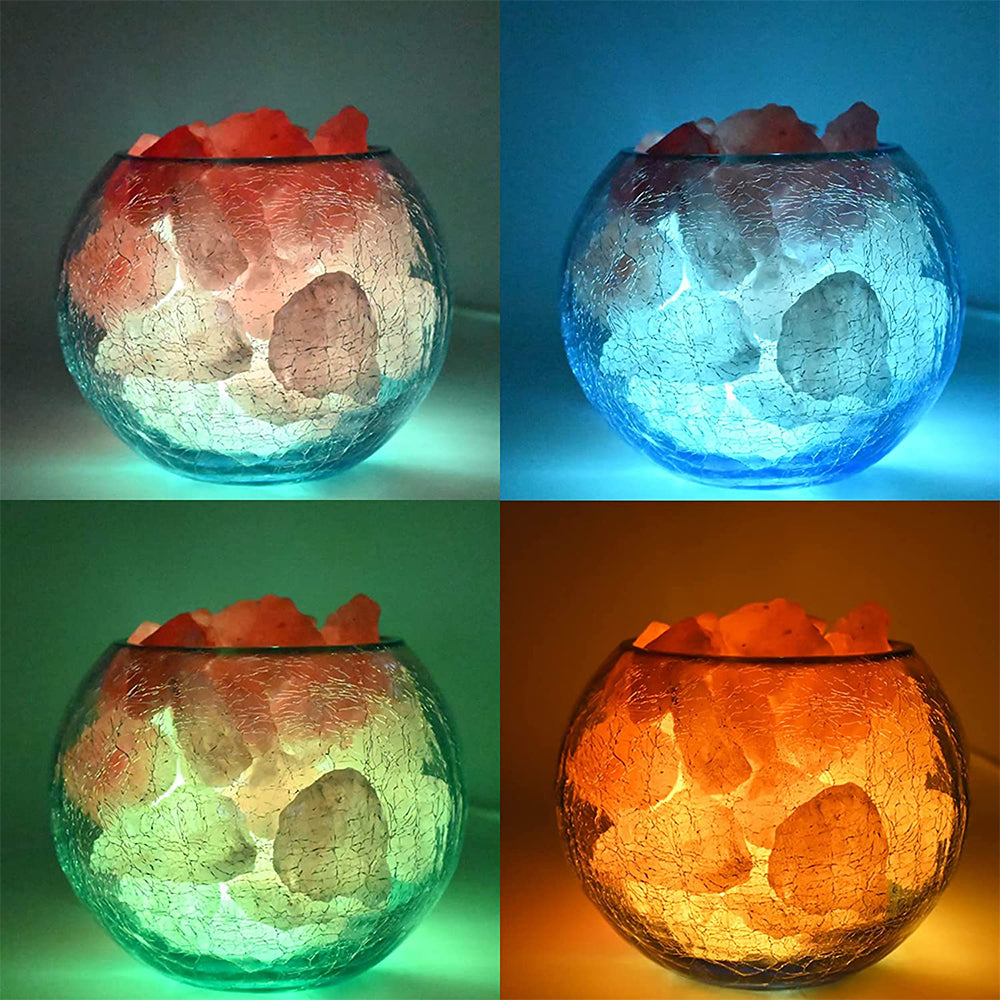 RoyaleGlow USB Himalayan Salt Lamp - Hand-Carved Crystal - Default Title