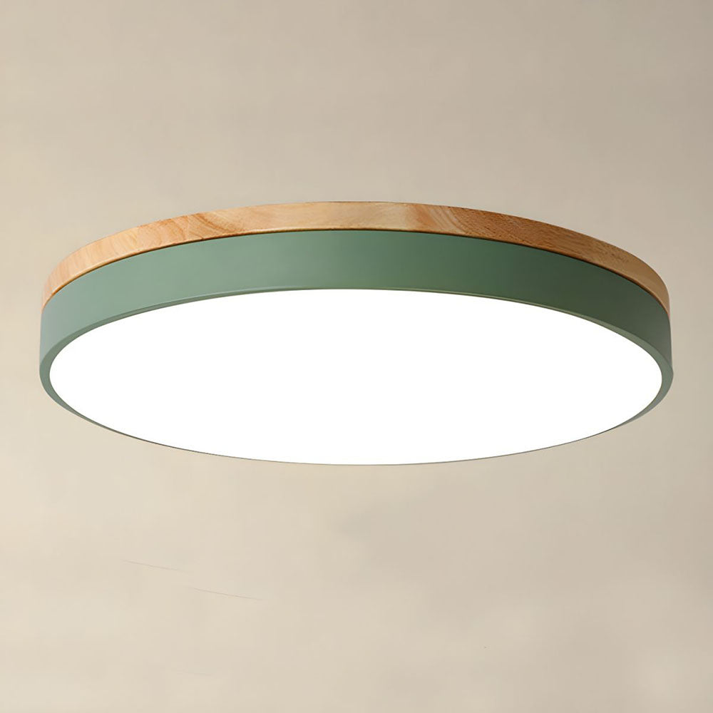 Royallure Organic Round Flush Mount Ceiling Light - Elegant LED Design