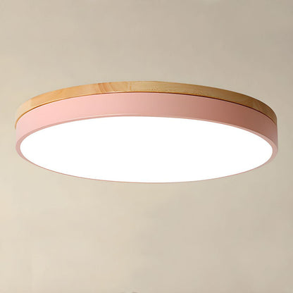 Royallure Organic Round Flush Mount Ceiling Light - Elegant LED Design