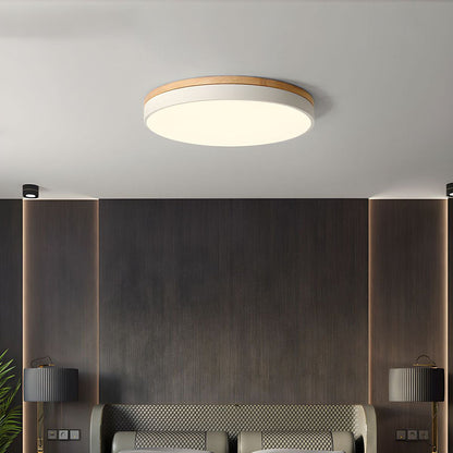 Royallure Organic Round Flush Mount Ceiling Light - Elegant LED Design