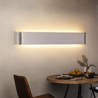 Nordic LED Wall Sconce - Modern Brushed Aluminum Indoor Wall Light