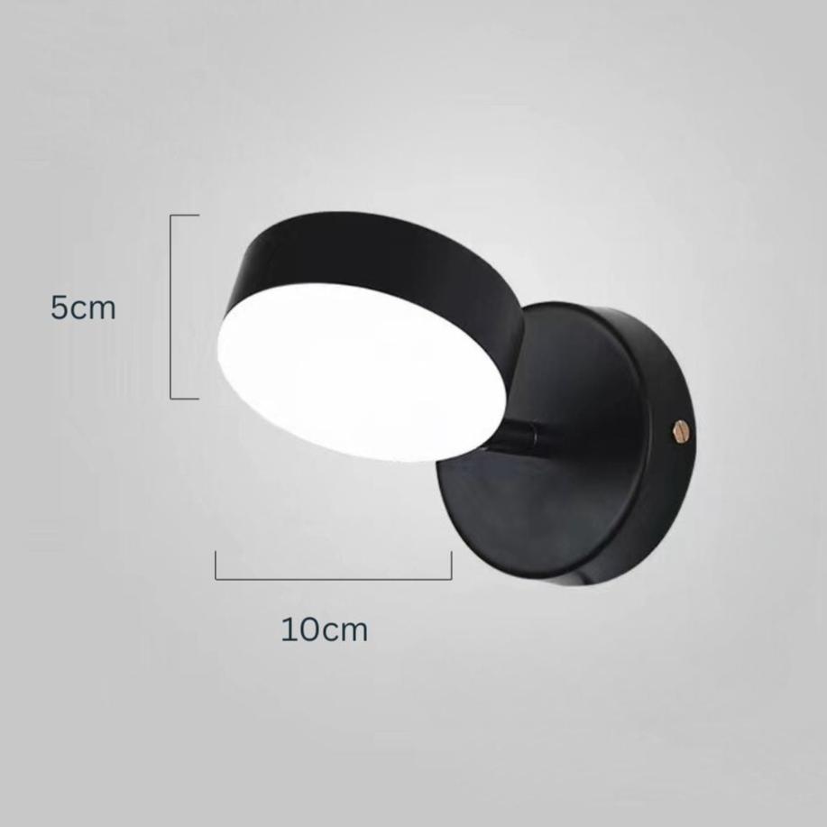 Royelux Aurora Modern Wall Light - Elegant, Soft Ambient LED Lighting Fixture - Type B / Black / Cool white