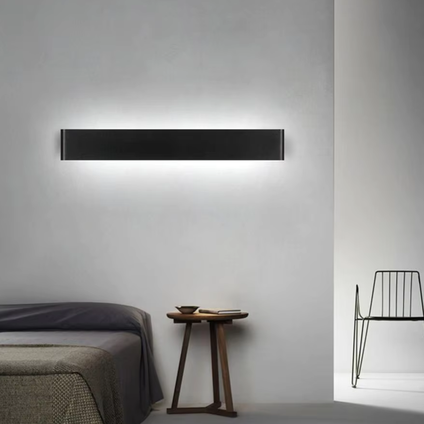 Nordic LED Wall Sconce - Modern Brushed Aluminum Indoor Wall Light