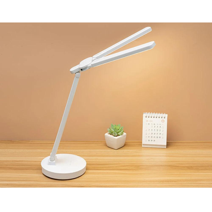 Adjustable Reading Lamp - Rechargeable Dimmable With Phone Stand