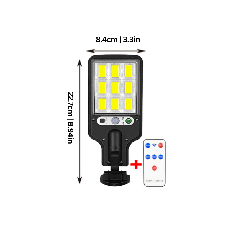 Rayvia 60W Solar Motion Sensor Outdoor Light