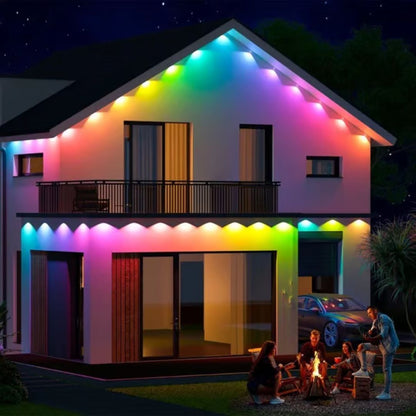 Rayvia Smart Rainbow LED Outdoor Lights - Permanent, Color-Changing Holiday Display - 20m | 40LEDs