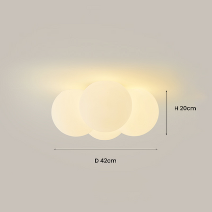 Royallure Cloud Bubbles Ceiling Light - Elegant LED Fixture for Home Décor