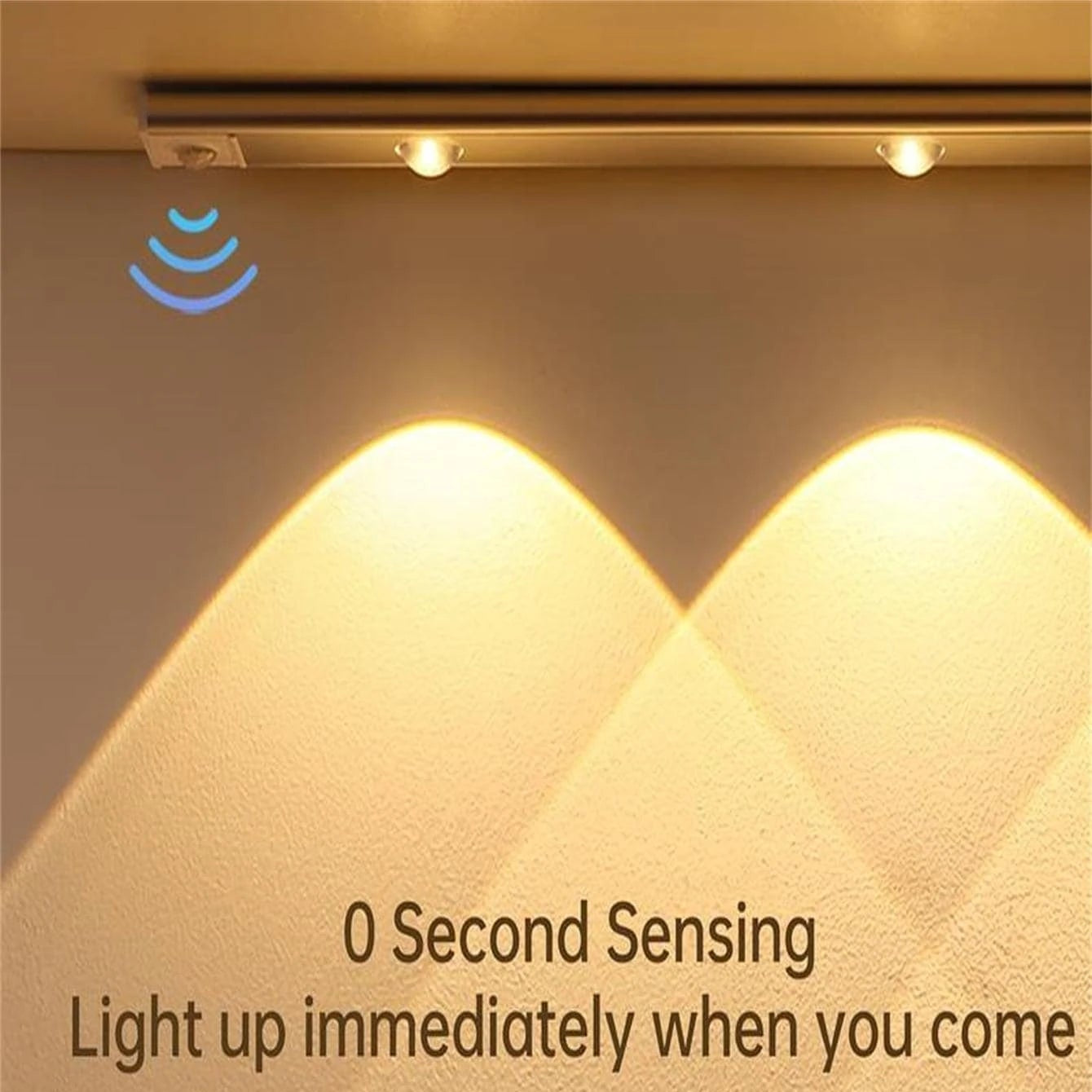 Royelux Motion Sensor LED Cabinet Light – Ultra-Thin, USB Rechargeable & Dimmable