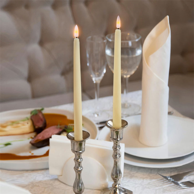 Royelux Flameless Taper LED Chandelier Candles with Remote – Safe & Elegant Ambiance