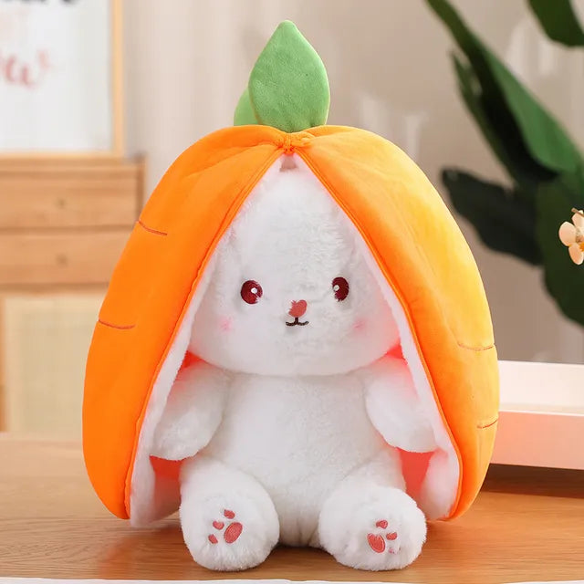 RoyaleGlow Transforming BunnyBerry Plush Toy - Multi-Functional Cuddle Buddy for Kids