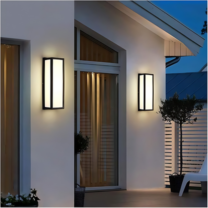 Royaleva Modern Outdoor Wall Lamp - Weather-Resistant LED Light for Patios and Entryways