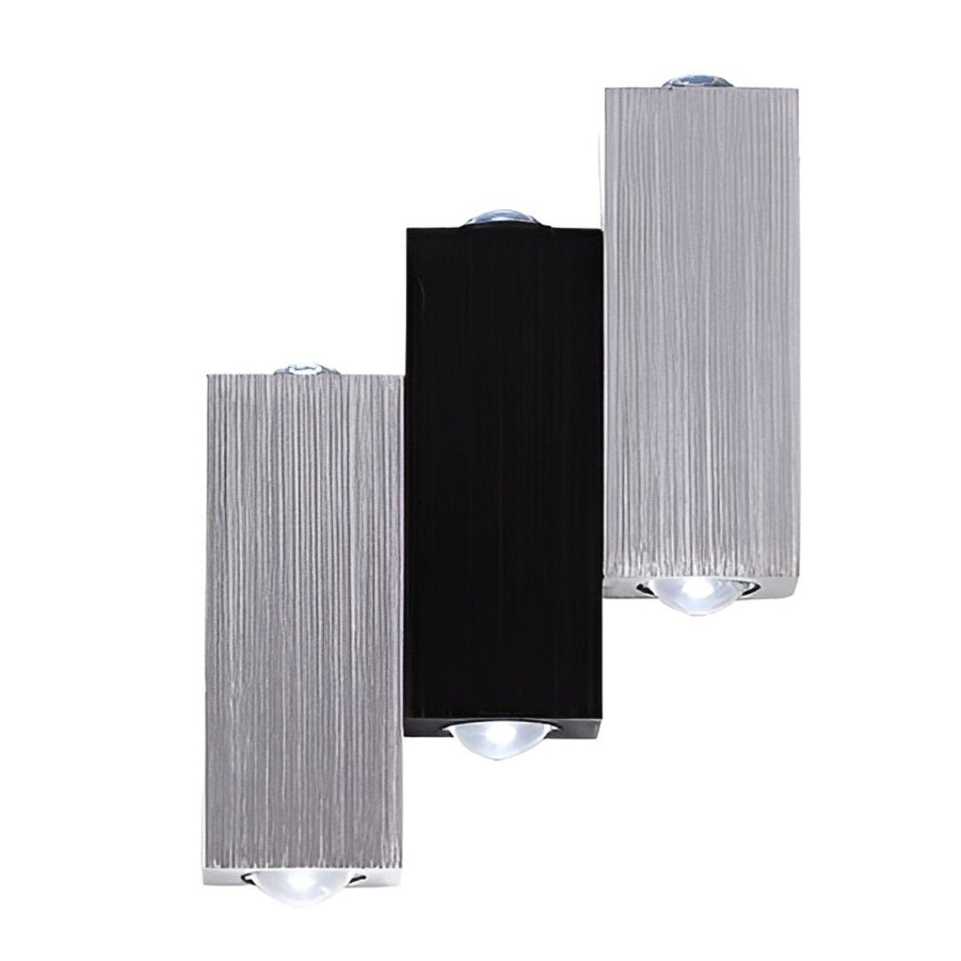 RoyaleGlow Modern Dual-Sided LED Wall Light - Stylish Up & Down Lighting Fixture - White