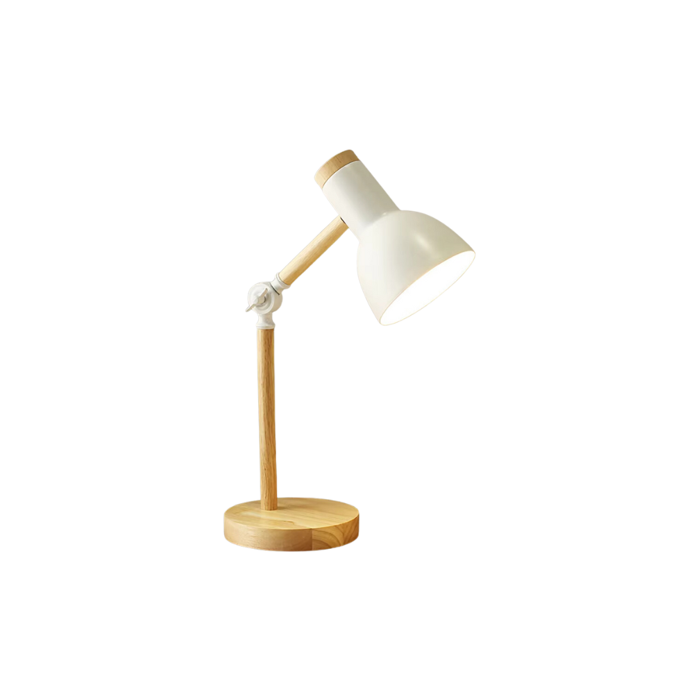 Royaleva Adjustable Wooden Desk Lamp - Modern LED Task Light for Home and Office - Default Title