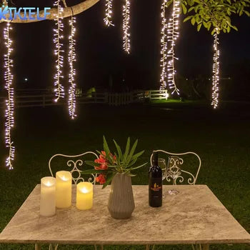 RoyaleGlow LED Fairy String Lights - Warm White Connectable Outdoor Garland - 4M x 1.5M