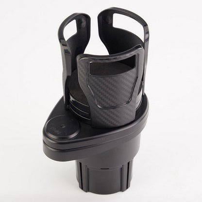 Royallure 2-in-1 Adjustable Car Cup Holder with Space-Saving Design and Shockproof Pads