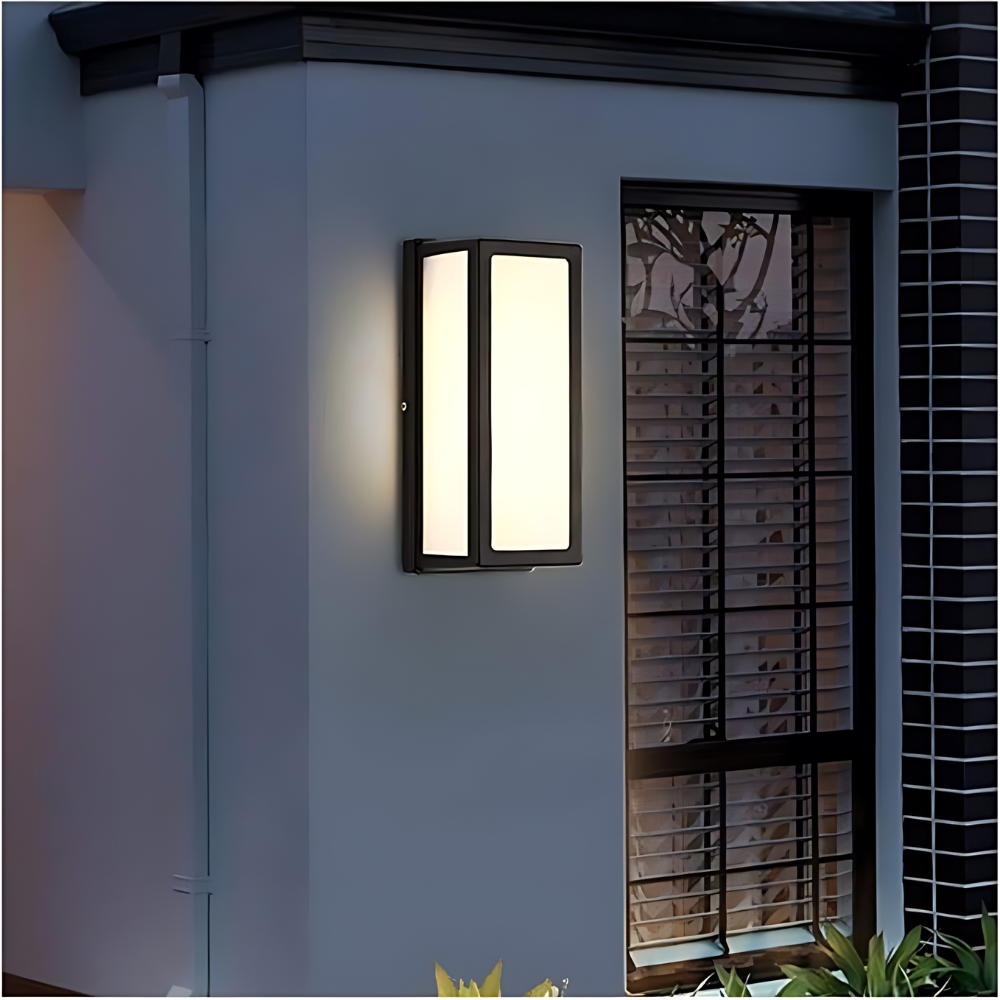 Royaleva Modern Outdoor Wall Lamp - Weather-Resistant LED Light for Patios and Entryways