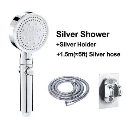 Royallure High-Pressure Spa Showerhead with Versatile Spray Modes and Water-Saving Features