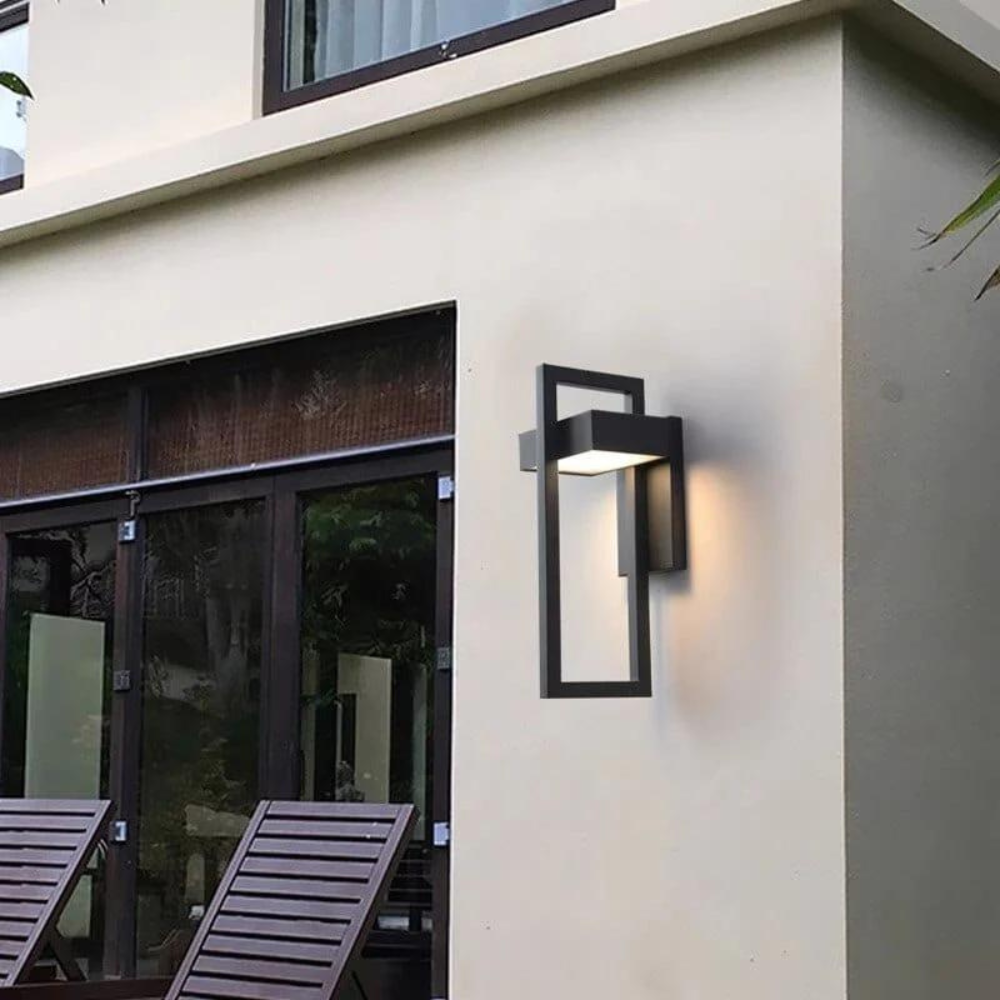 Royelux Modern Outdoor Wall Lamp - Weather-Resistant LED Light for Patios and Gardens