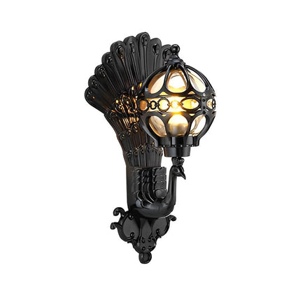 Luxora - European Style Retro Peacocks Waterproof Outdoor Wall Light