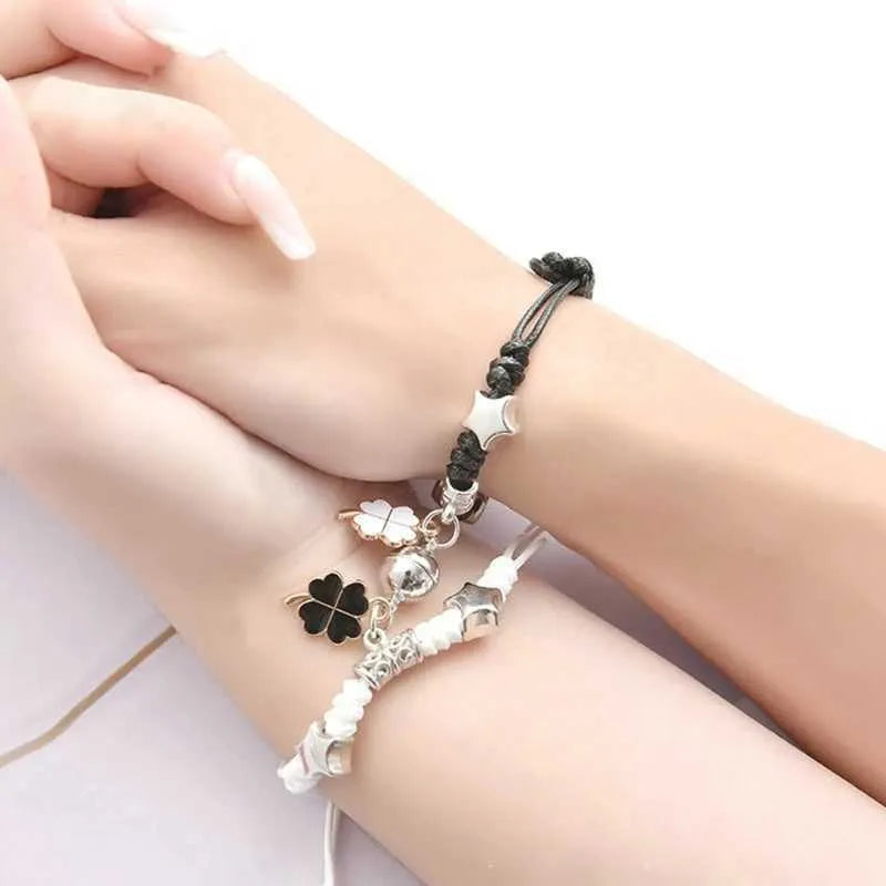 Royelux Luminous Star Couple Bracelets - Matching Glow-in-the-Dark Charm Jewelry