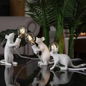 Royallure Art Deco Style LED Mouse Table Lamp - Whimsical Desk Lighting