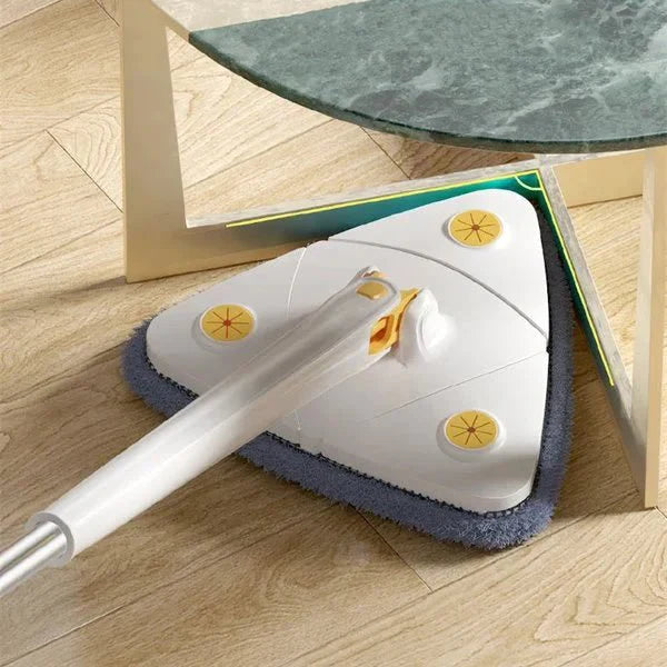 Royallure 360° Triangular Adjustable Mop with Extending Pole for Superior Dust Cleaning