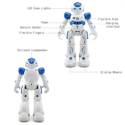 Royallure Smart Interactive Robot Toy for Kids – Gesture Control, Obstacle Avoidance & LED Eye Lights