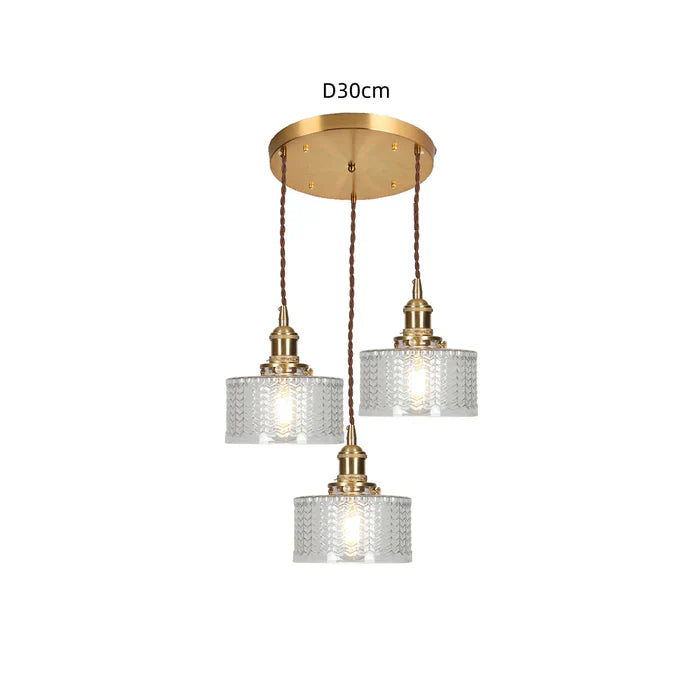 RoyaleGlow Stunning Cylinder Glass Pendant Light – Elegant Modern Illumination