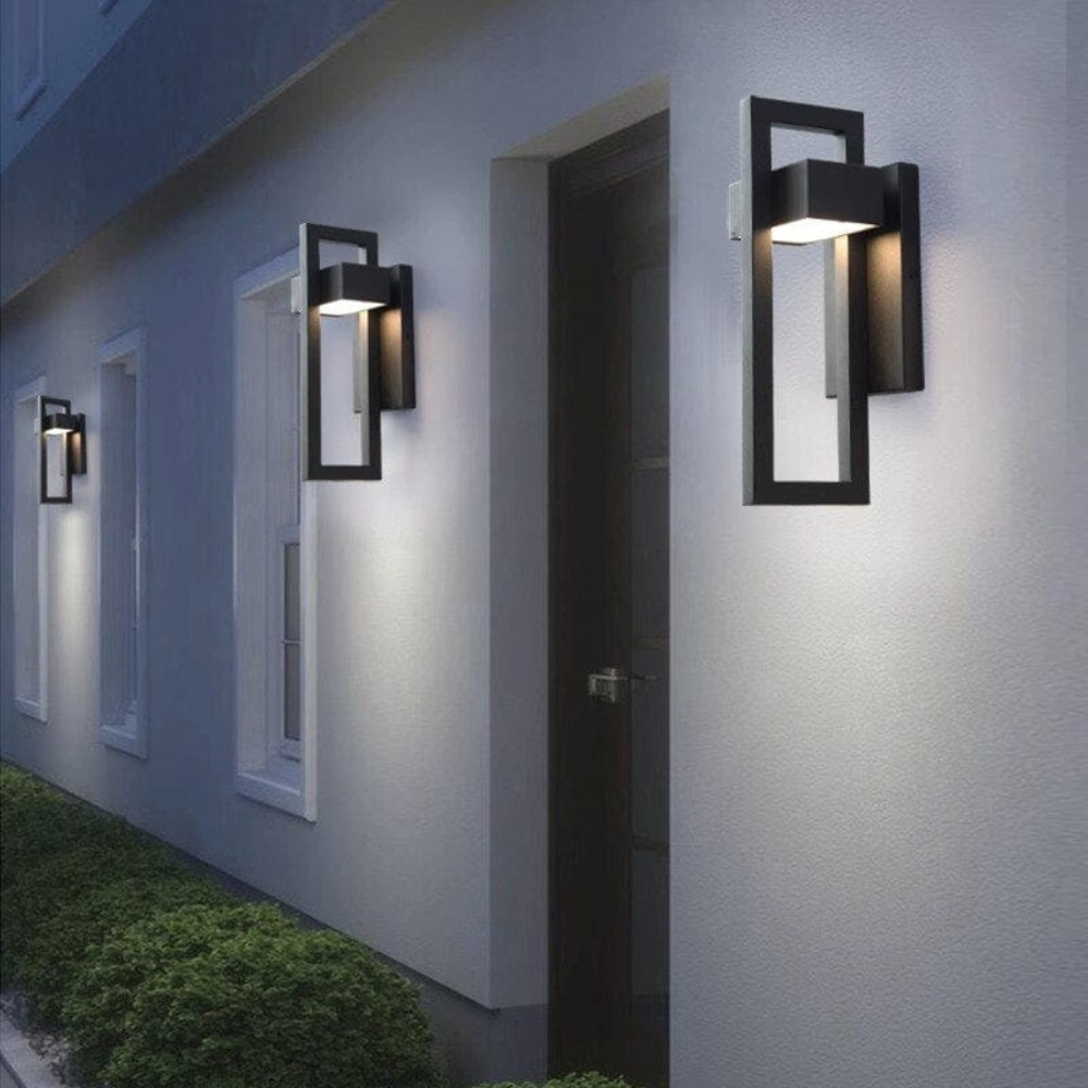 Royelux Modern Outdoor Wall Lamp - Weather-Resistant LED Light for Patios and Gardens