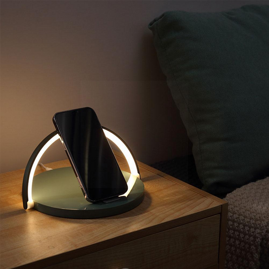 Royallure Premium Wireless Charger Table Lamp - 10W Fast Charging & Touch Control