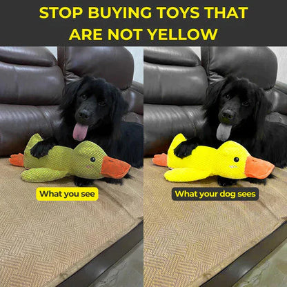 Furora Quack-Quack Calming Duck Dog Toy - Durable, Interactive Plush for All Breeds