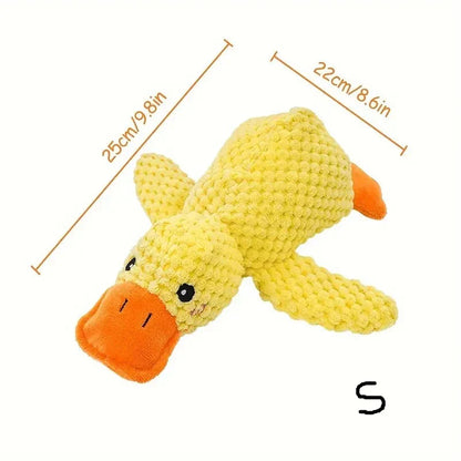 Furora Quack-Quack Calming Duck Dog Toy - Durable, Interactive Plush for All Breeds