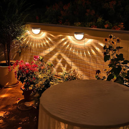 Royelux Solar Outdoor Wall Lamp - Waterproof Solar-Powered LED Light for Garden & Patio