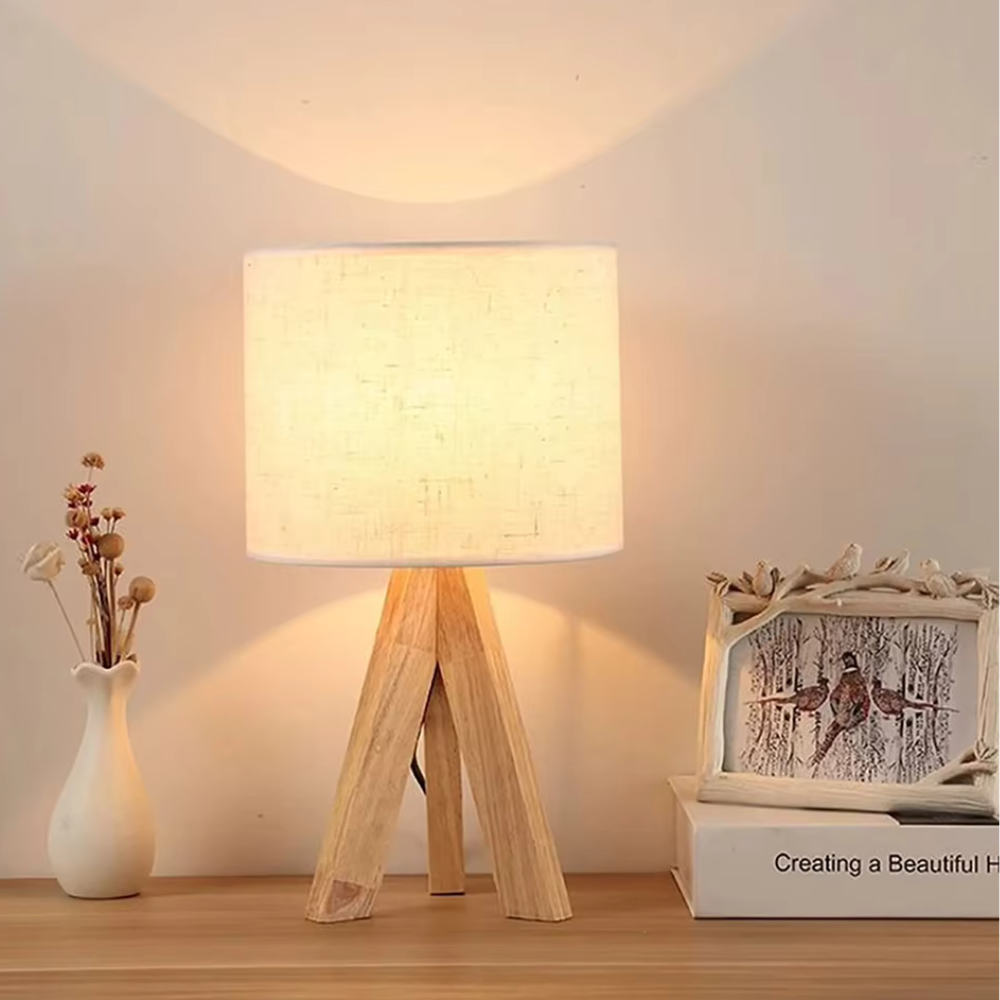 Royelux Nordic Fabric Table Lamp - Soft Ambient Lighting with Minimalist Design - Default Title