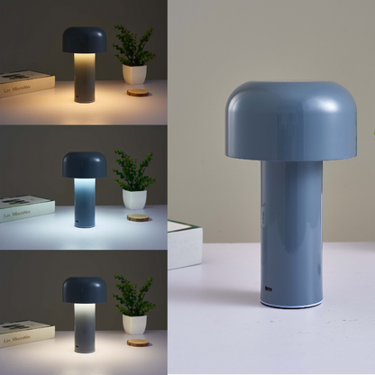 Royelux Cordless Touch Mushroom Table Lamp