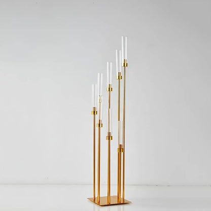 RoyaleGlow Elegant Candle Holder Candelabra for Stunning Home Decor