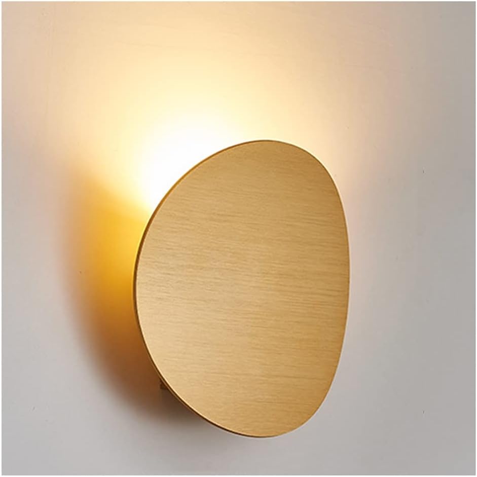 RoyaleGlow Modern LED Wall Lamp Fixture - Sleek Lighting for Bedrooms & Living Rooms - Gold / Warm White (2700-3500K)