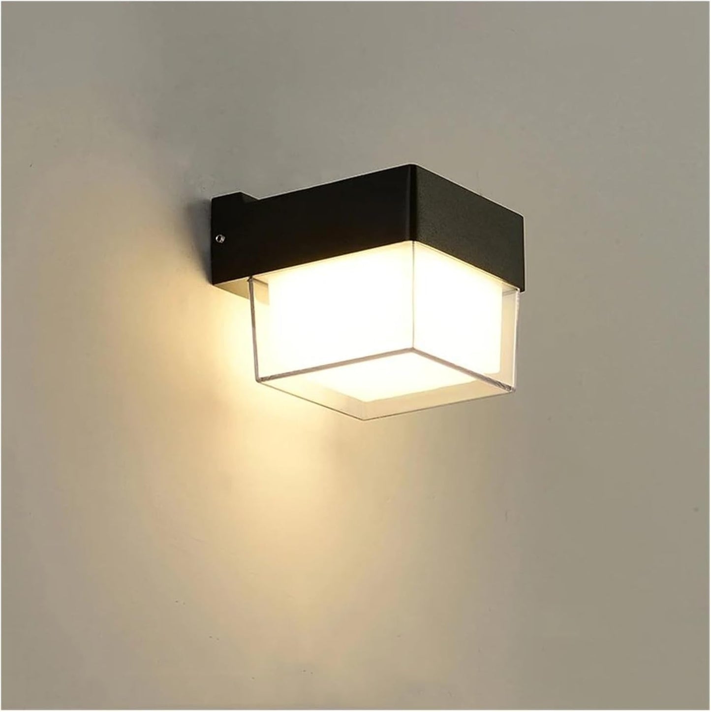 Royaleva Motion Sensor LED Wall Light for Modern Outdoor Spaces - No Sensor / Model F / Warm White