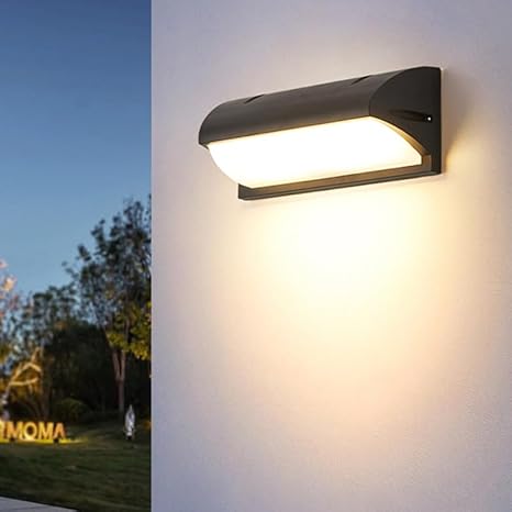 Royaleva Motion Sensor LED Wall Light for Modern Outdoor Spaces - No Sensor / Model G / Warm White