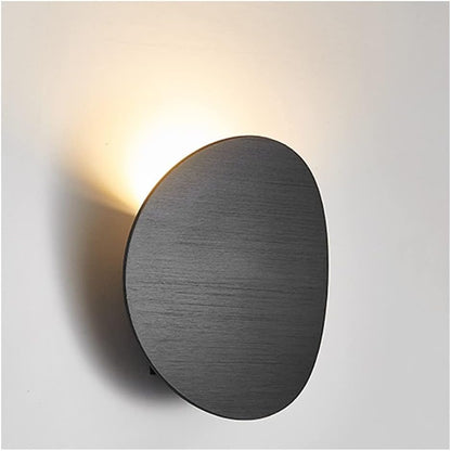 RoyaleGlow Modern LED Wall Lamp Fixture - Sleek Lighting for Bedrooms & Living Rooms - black / Warm White (2700-3500K)