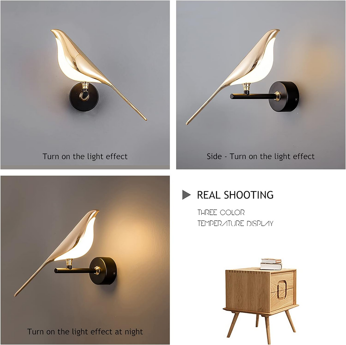 Royallure LED Wall Light - Elegant Bird Design for Modern Indoor Spaces