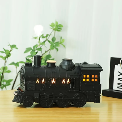 Train Essential Oil Diffuser - 300ml Cool Mist Humidifier with LED Lights, 2 Spray Modes, Auto Shut Off - Default Title