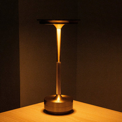 Luxlive Cordless Ambient Table Lamp  - Metallic, Waterproof, Adjustable Brightness